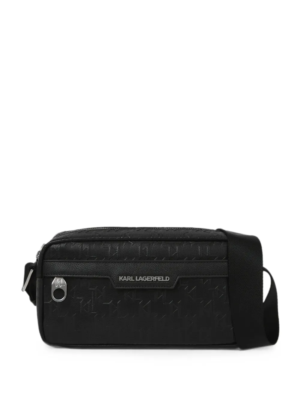 Karl Lagerfeld Borsa a tracolla traforata - Nero