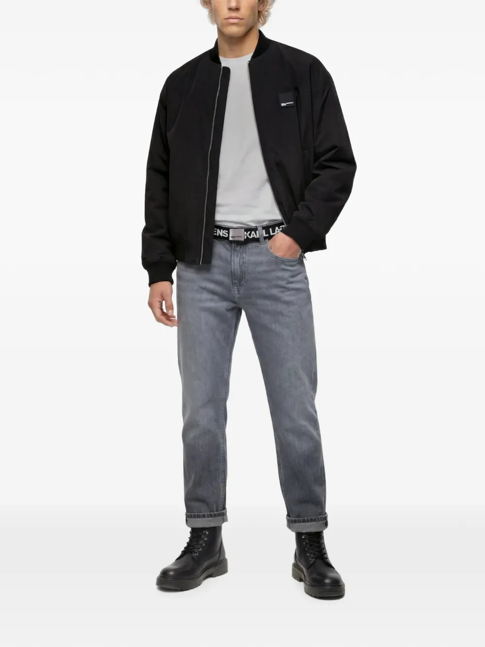 Karl Lagerfeld Jeans Straight jeans Grijs