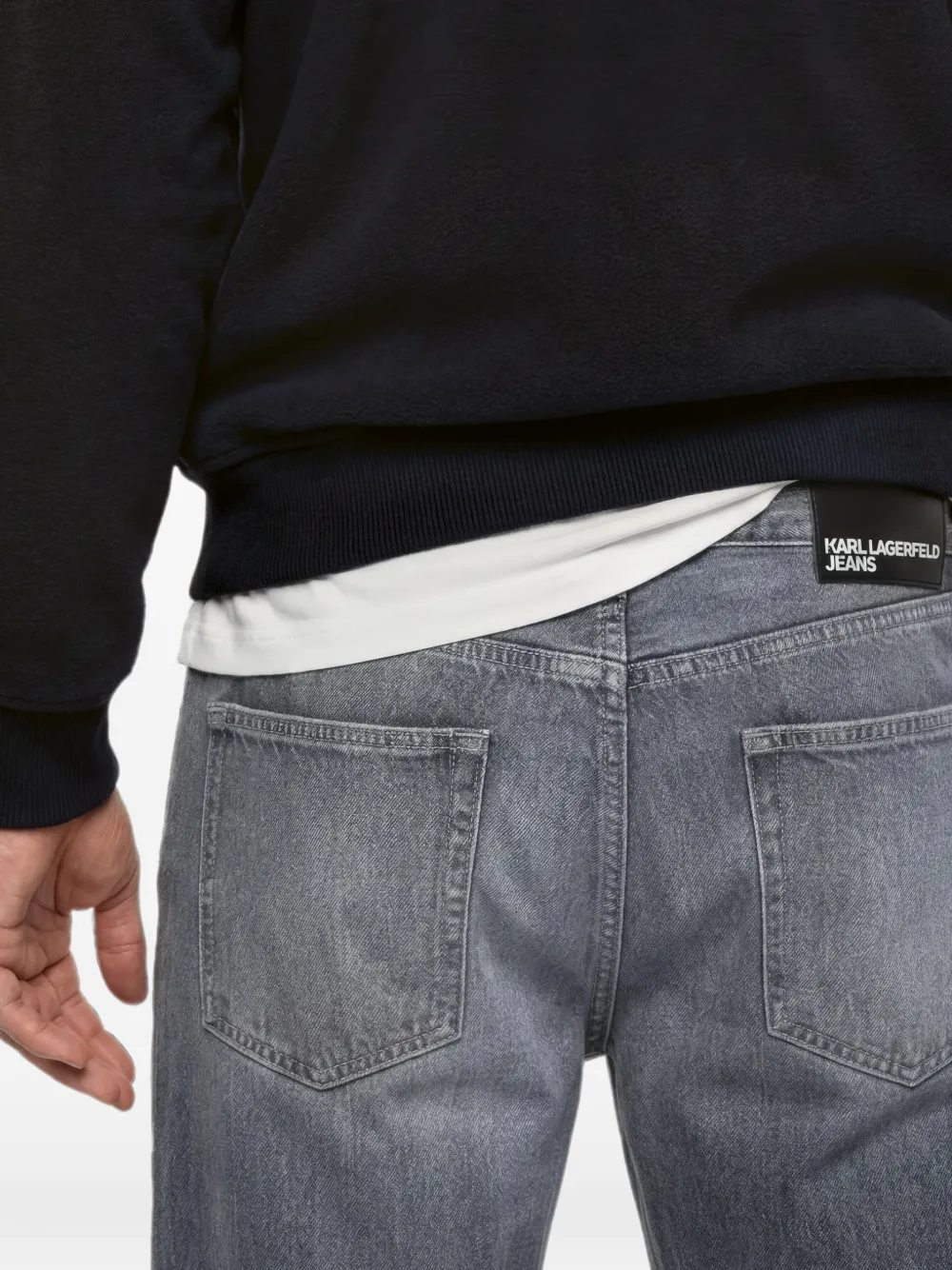 Karl Lagerfeld Jeans Straight jeans Grijs