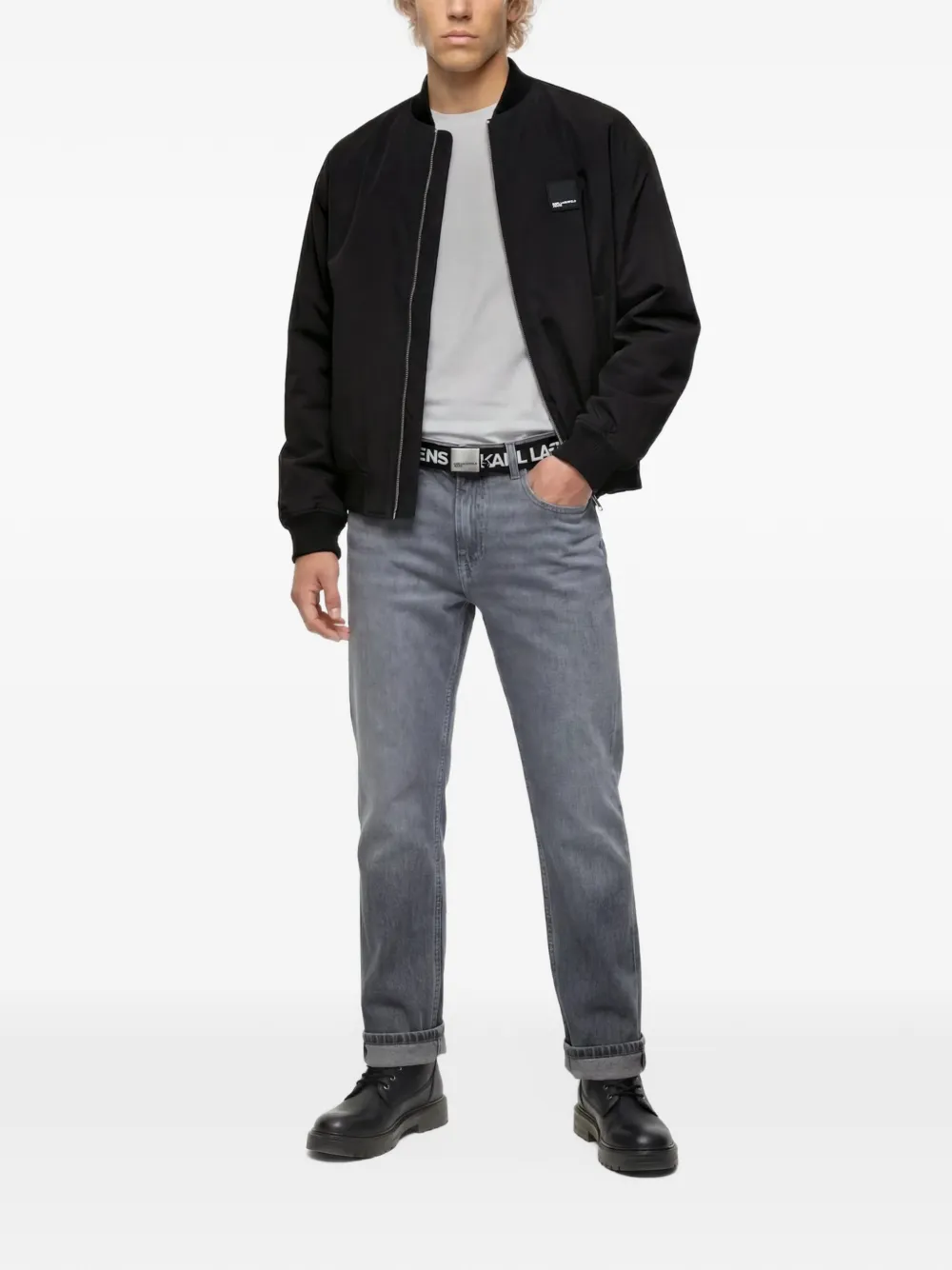 Karl Lagerfeld Jeans Straight jeans Grijs