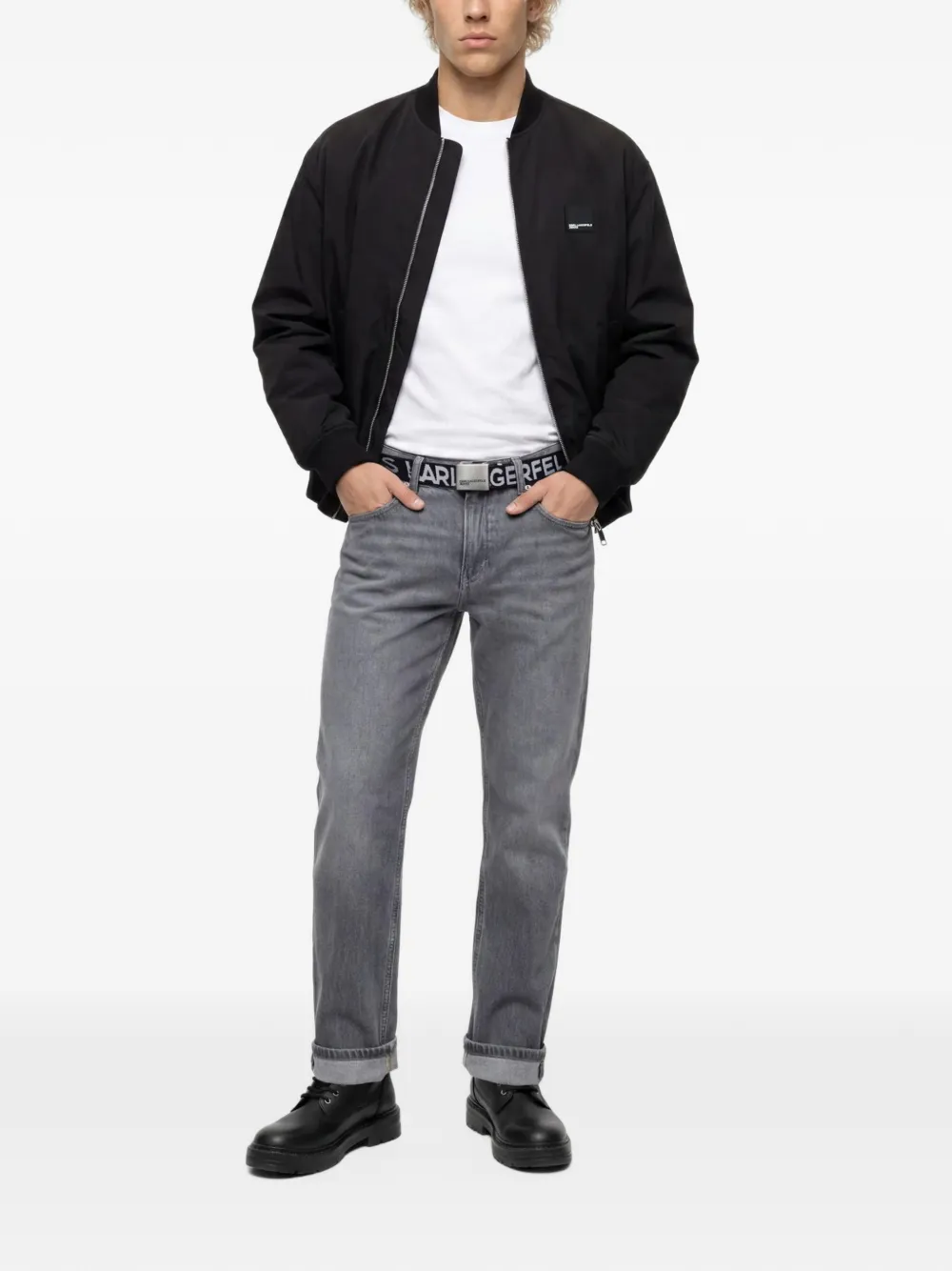 Karl Lagerfeld Jeans Straight jeans Grijs
