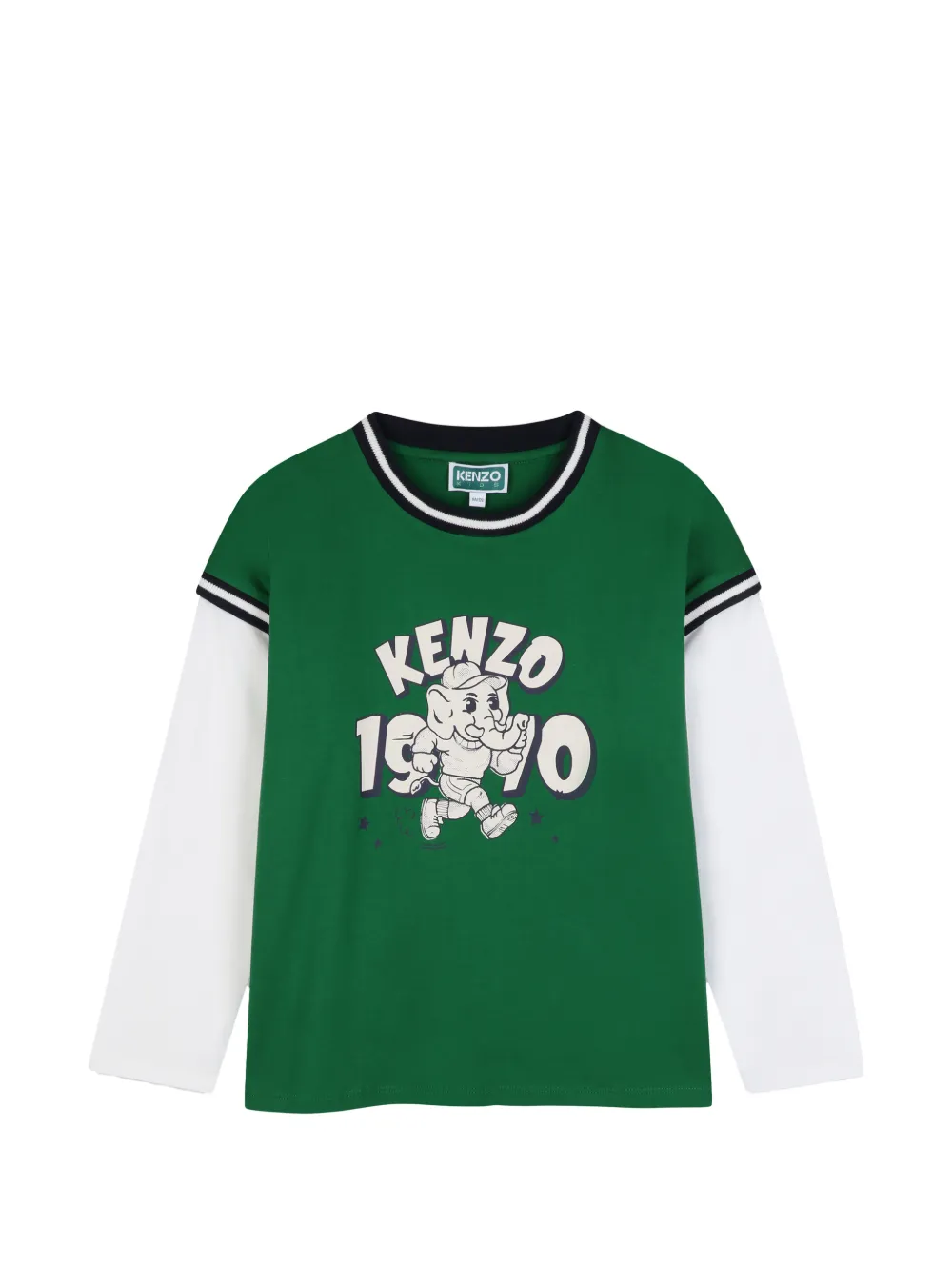 Kenzo Kids T-shirt con stampa grafica - Verde