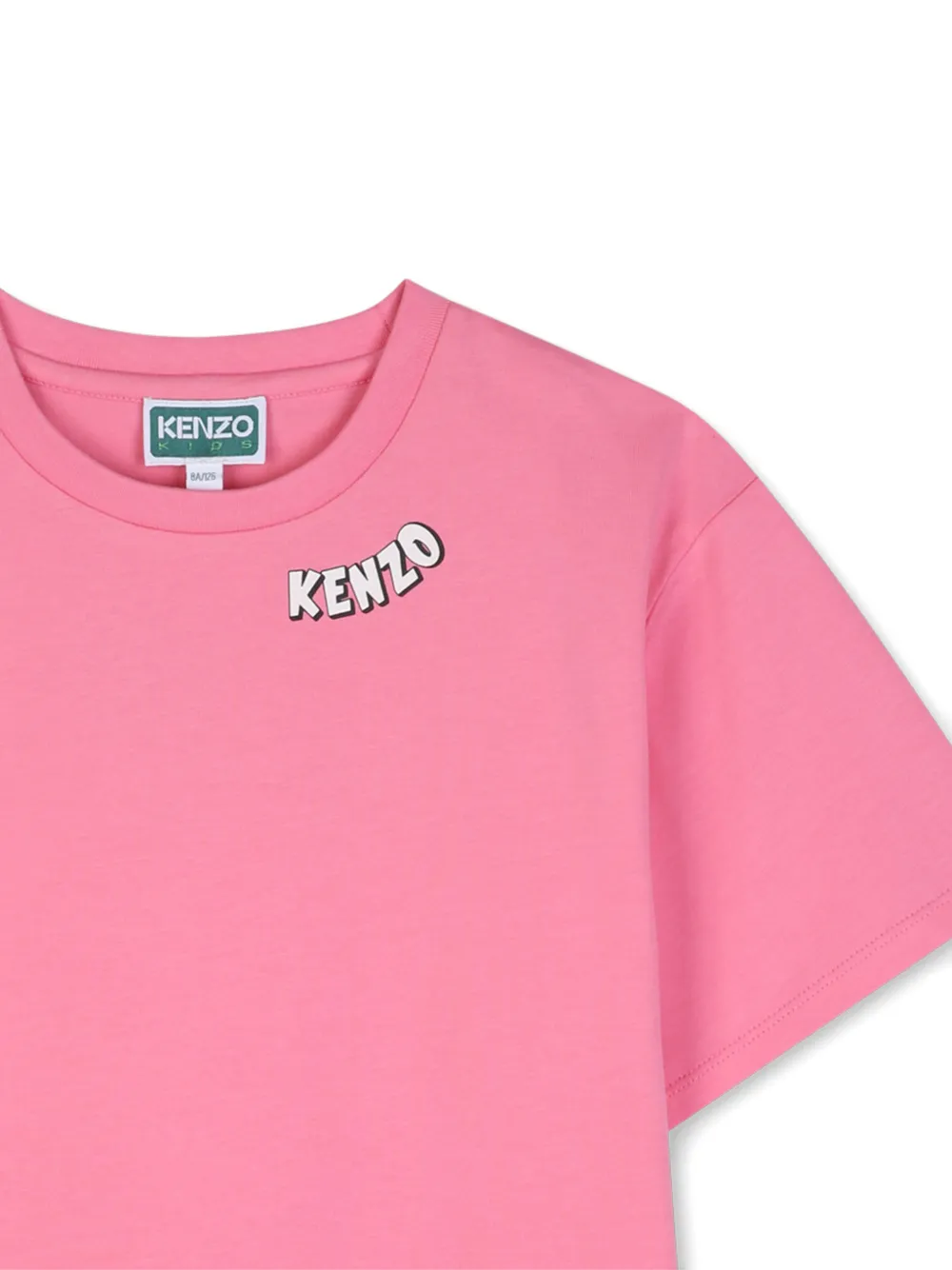 Kenzo Kids Jurk met logoprint Roze