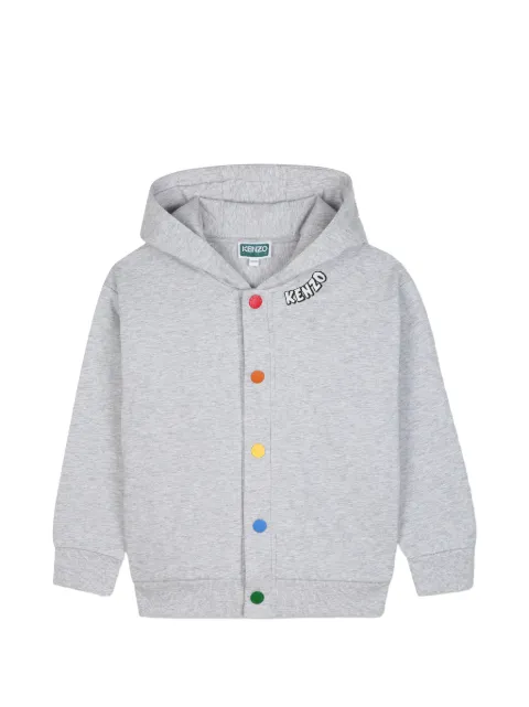 Kenzo Kids hoodie con logo estampado