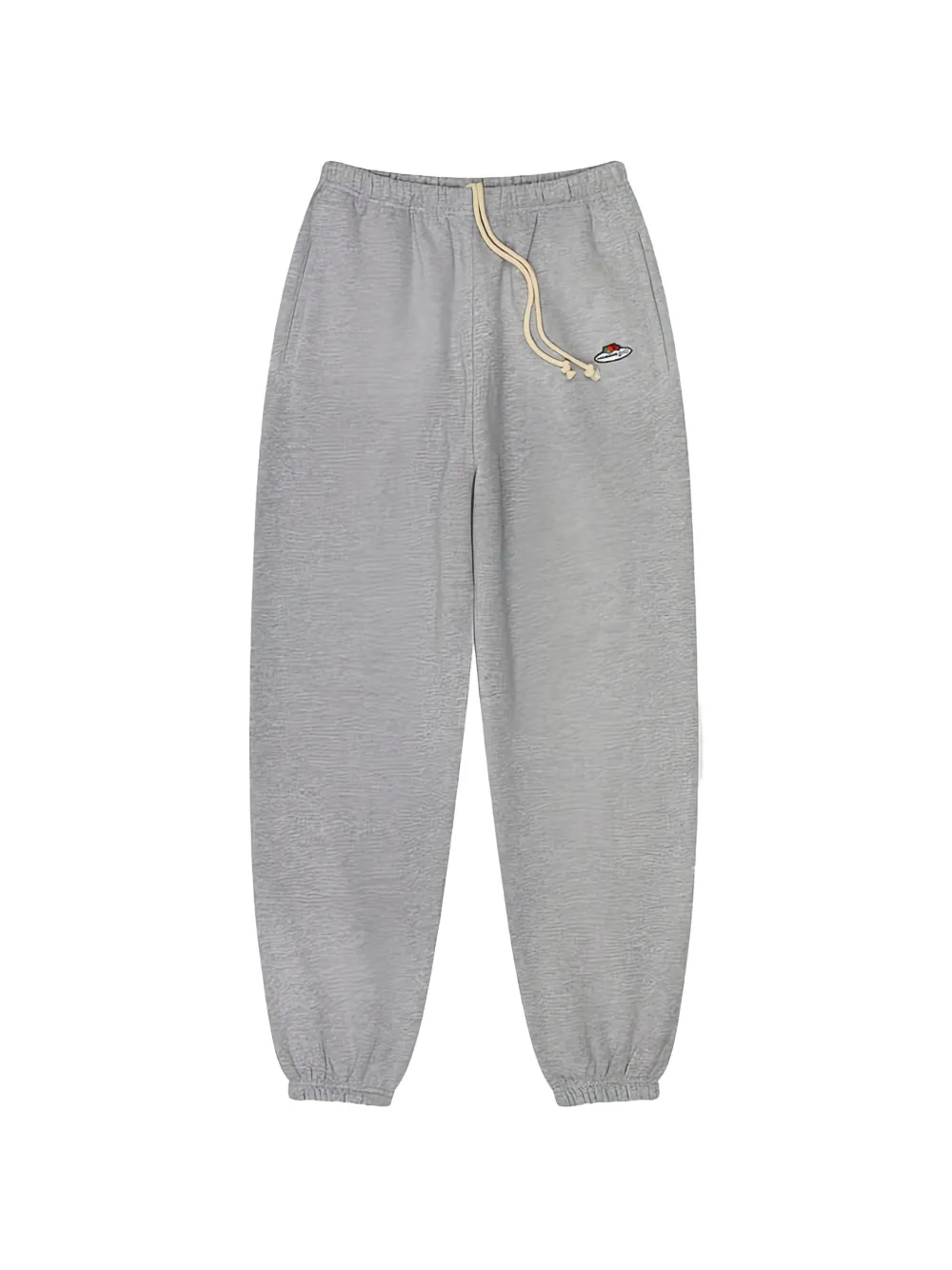 HommeGirls x Fruit Of The Loom logo-patch drawstring track pants - Grigio