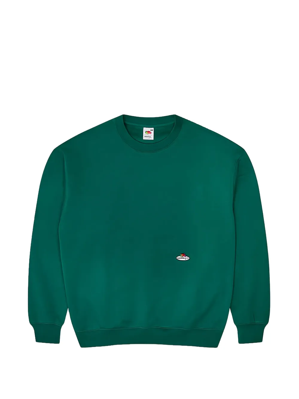 HommeGirls x Fruit Of The Loom logo-patch sweatshirt - Grün