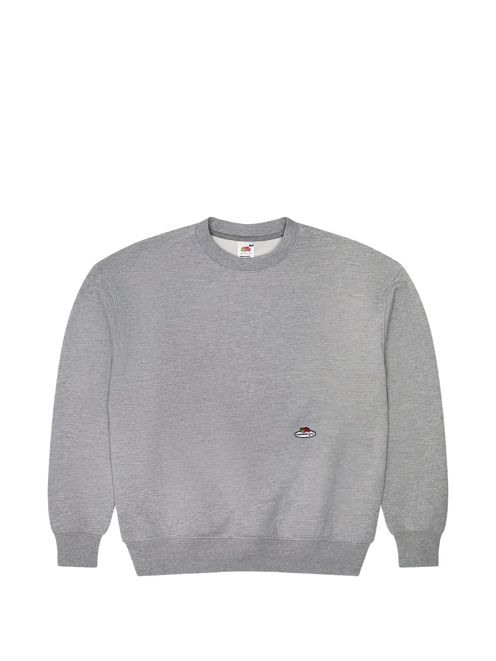 HommeGirls x Fruit of the Loom logo-patch sweatshirt - Grau