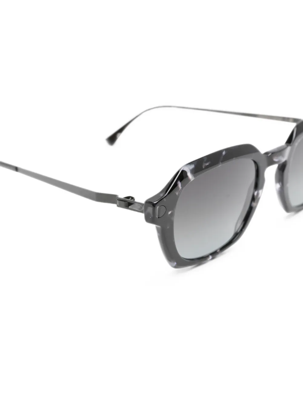 Mykita Kabal zonnebril met geometrisch montuur Zwart