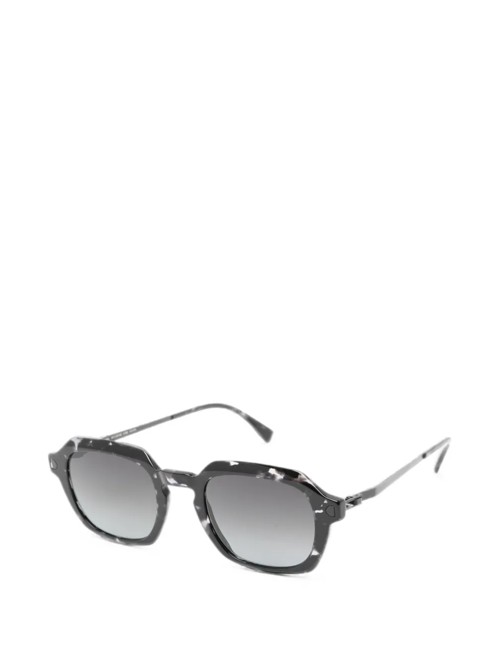 Mykita Kabal zonnebril met geometrisch montuur Zwart