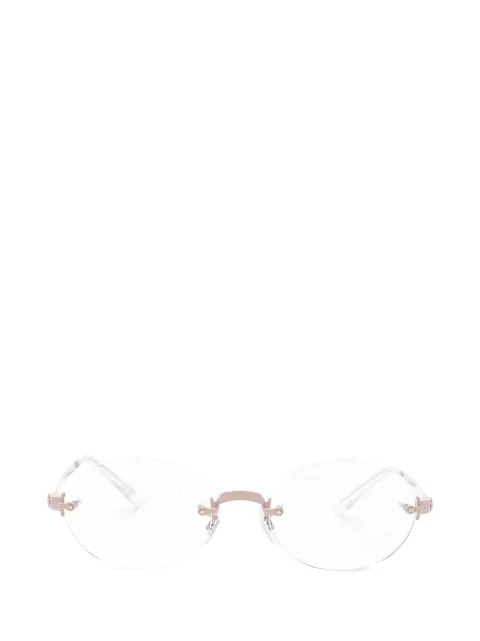 Ray-Ban x A$AP Rocky rimless round-frame glasses