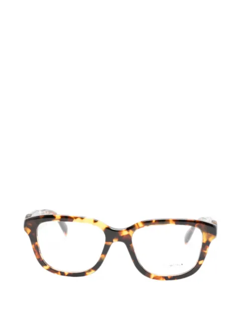 Miu Miu Eyewear tortoiseshell-effect square-frame glasses
