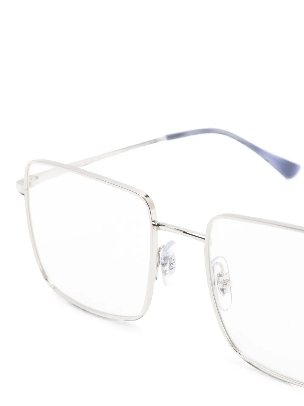 Ray-Ban Brix bril met vierkant montuur Zilver