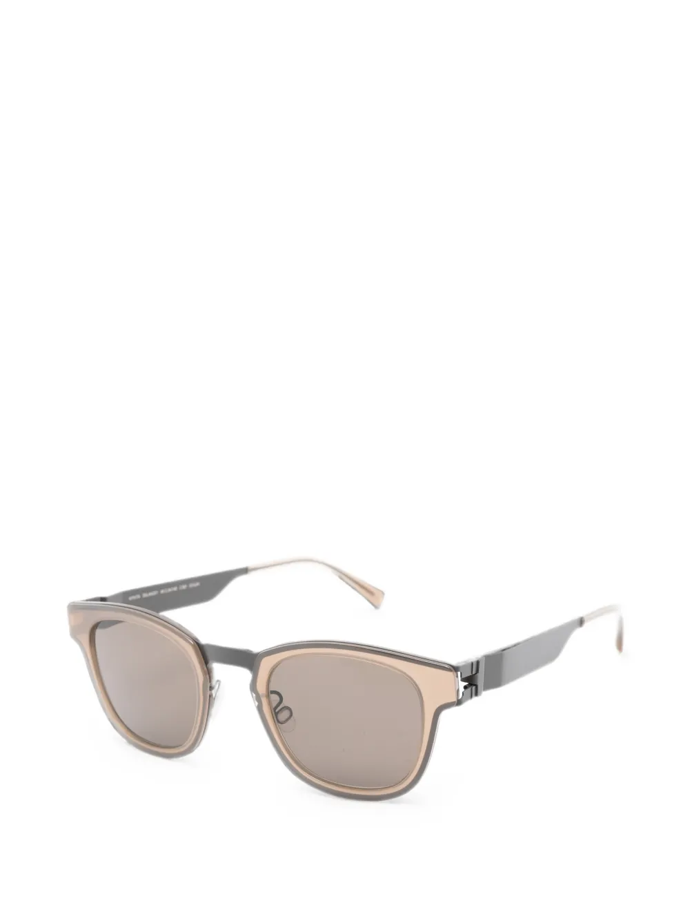 Mykita Delancey zonnebril met vierkant montuur Bruin