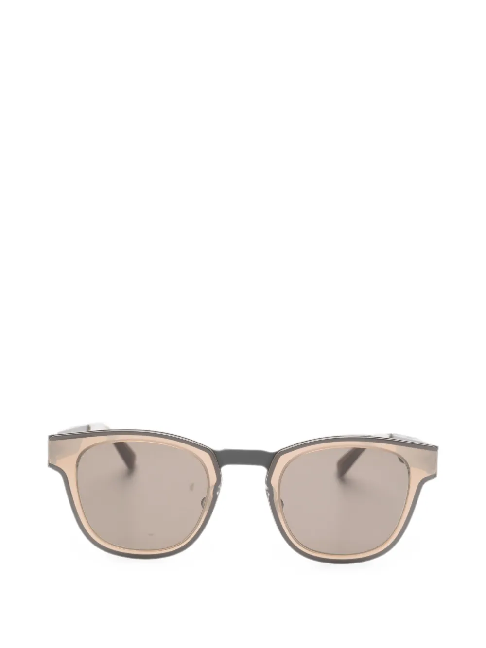 Mykita Occhiali da sole Delancey squadrati - Marrone