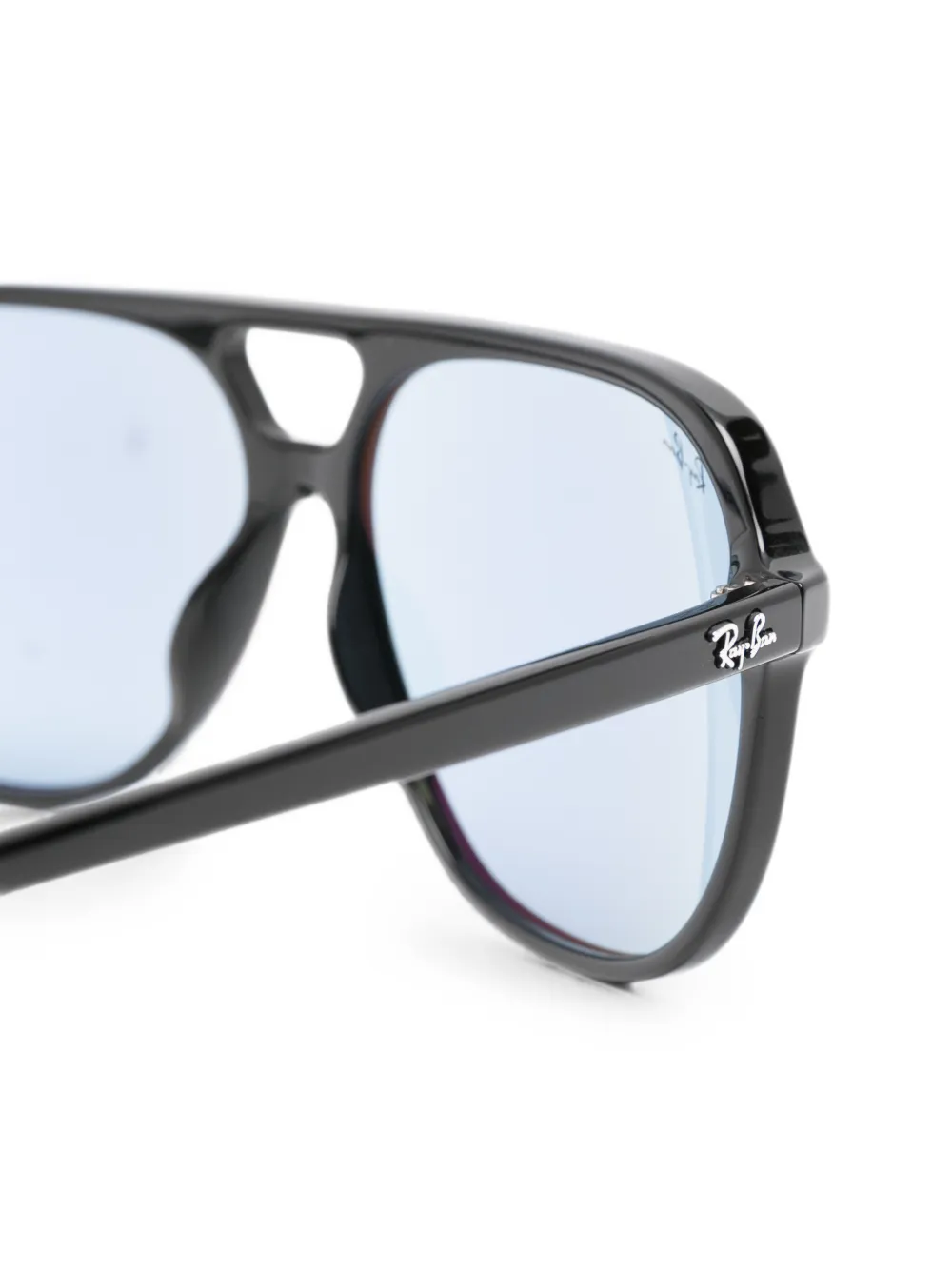 Ray-Ban Zonnebril met piloten montuur Zwart