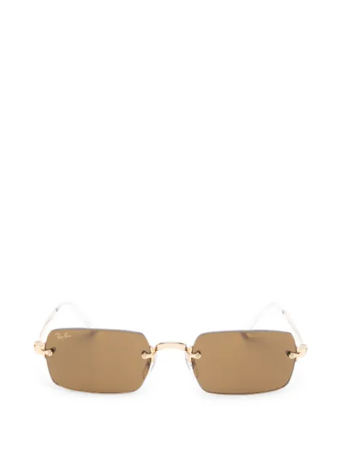 Ray-Ban x Asap Rocky rimless rectangle-frame sunglasses