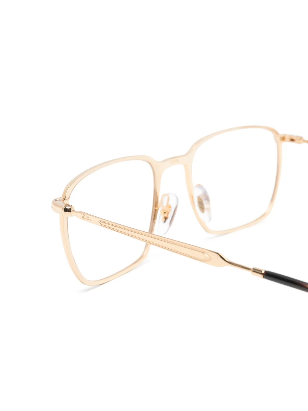 Ray-Ban Bril met geometrisch montuur Goud