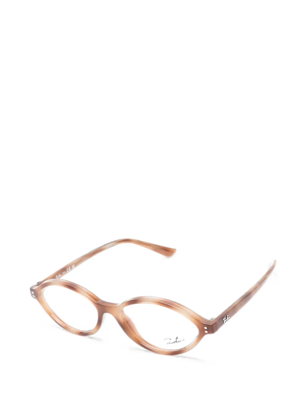 Ray-Ban Romy bril met ovalen montuur Bruin
