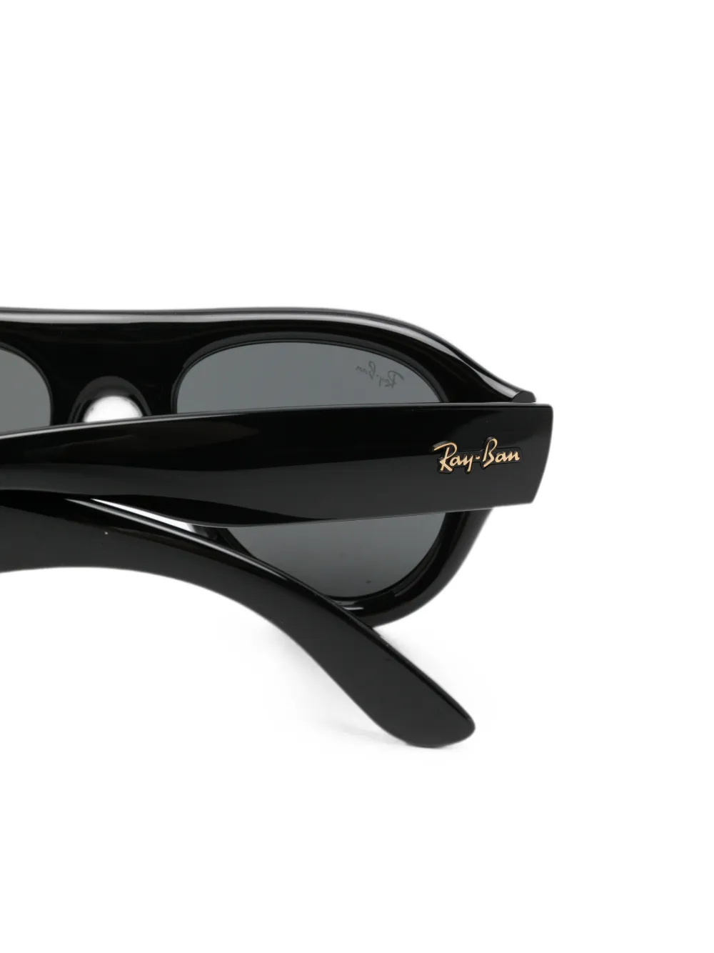 Ray-Ban Zonnebril met piloten montuur Zwart