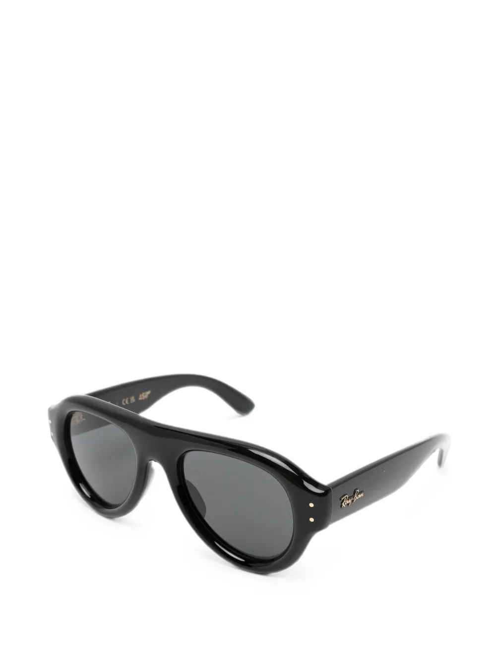 Ray-Ban Zonnebril met piloten montuur Zwart