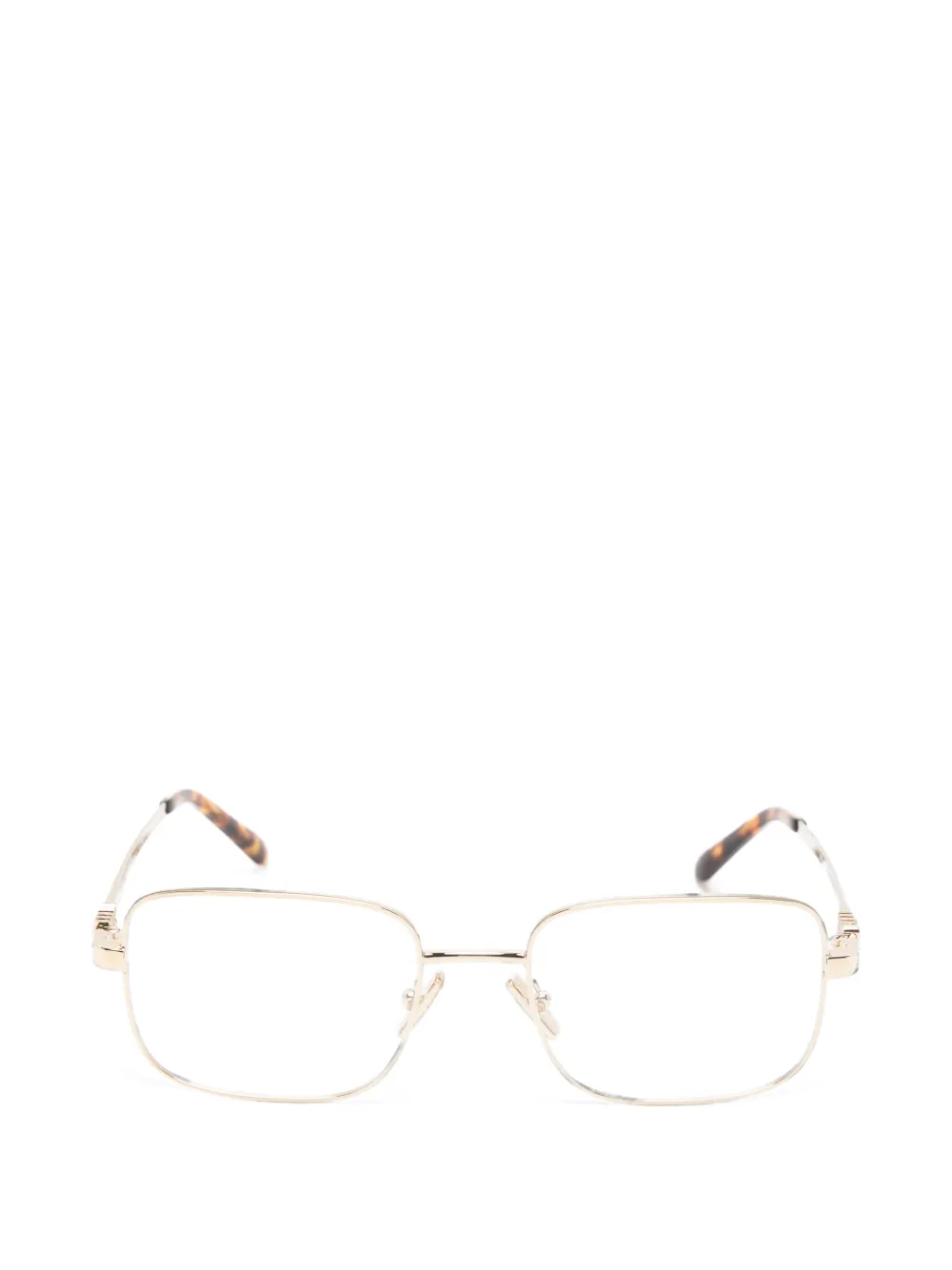 Miu Miu Eyewear Occhiali rettangolari - Oro