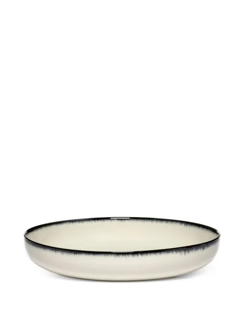 Serax Dé contrast-trim glazed bowls (set of two)