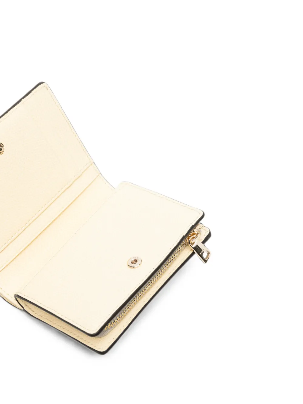 Furla portemonnee van leer Grijs