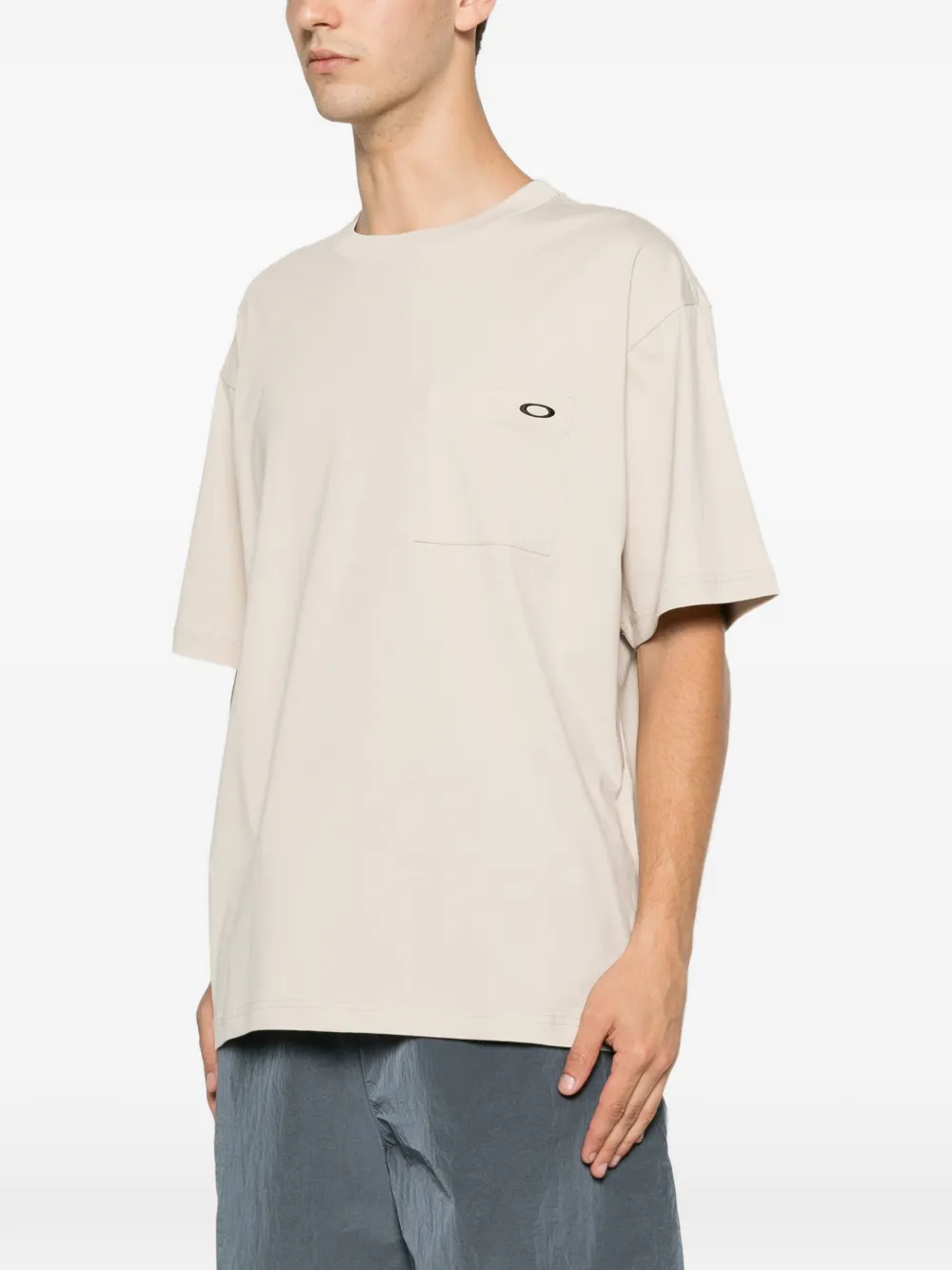 Oakley T-shirt met borstzak Beige