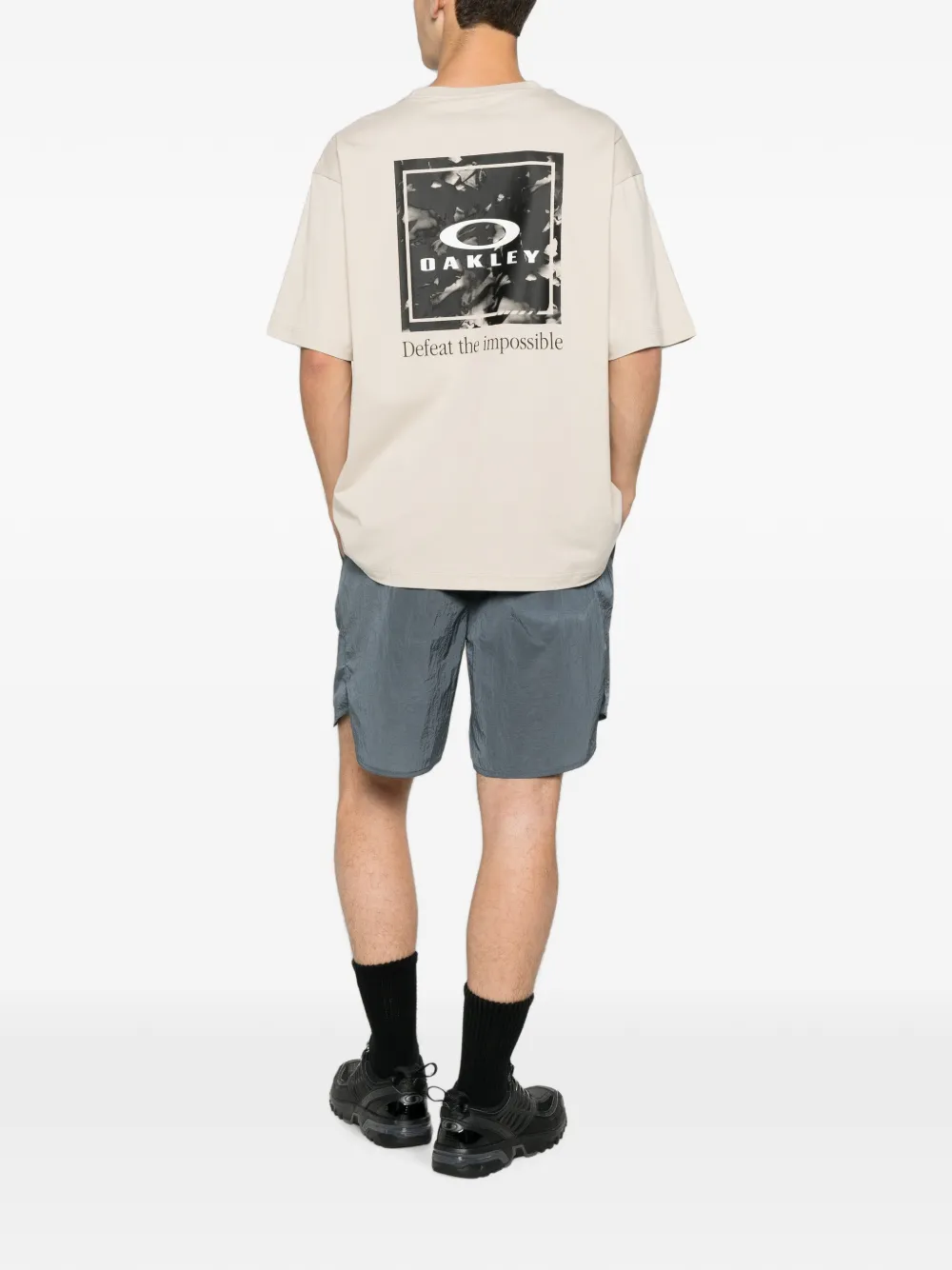 Oakley T-shirt met borstzak Beige