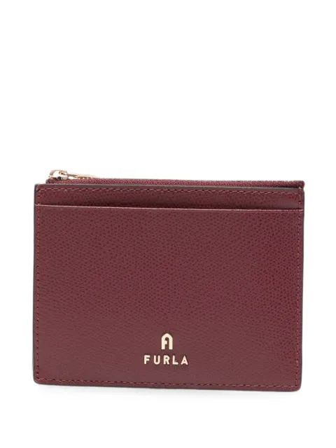 Furla L Camelia logo-plaque card holder