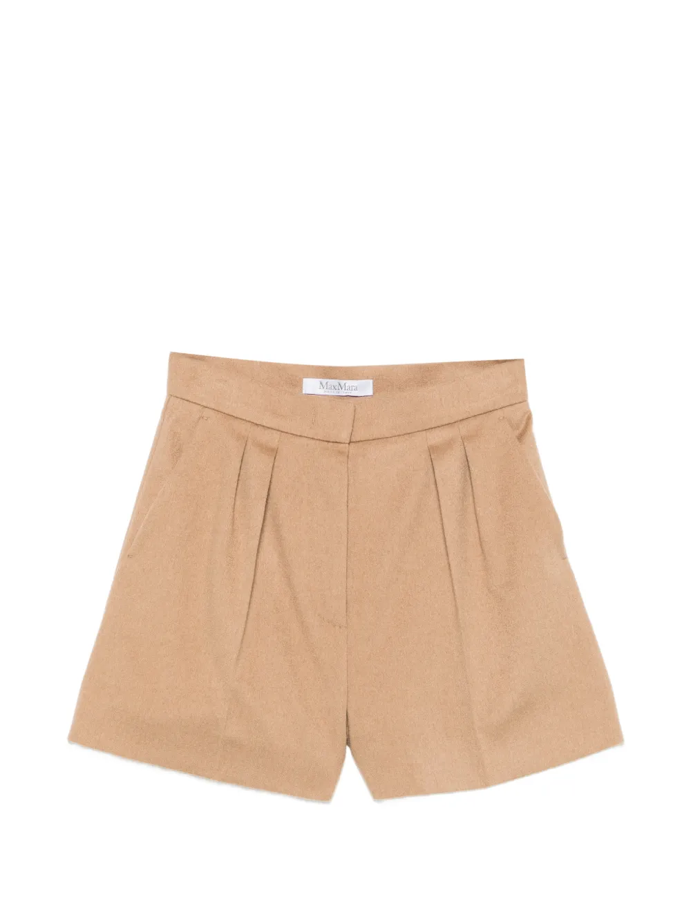 Max Mara Vista high-waisted shorts - Brown