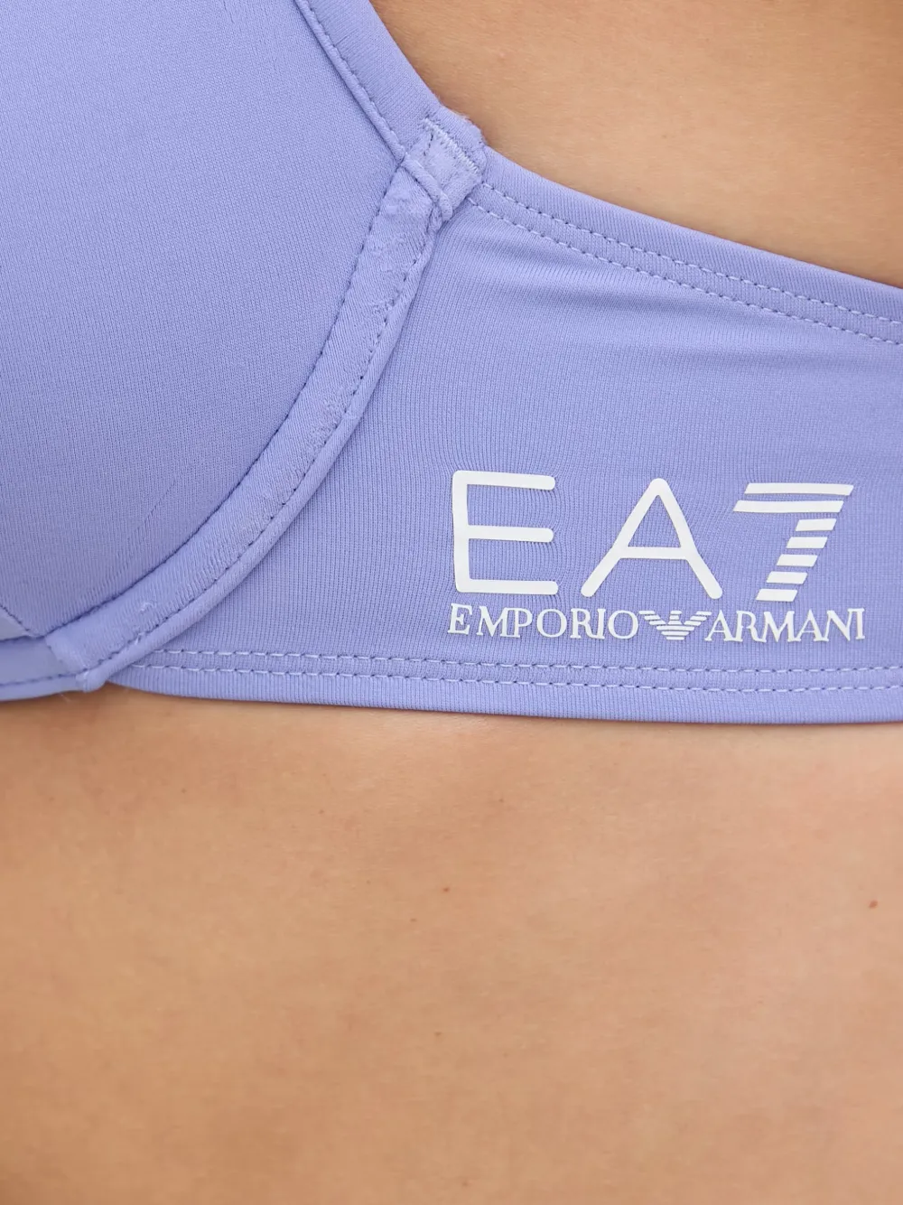 Ea7 Emporio Armani Bikini met logoprint Paars