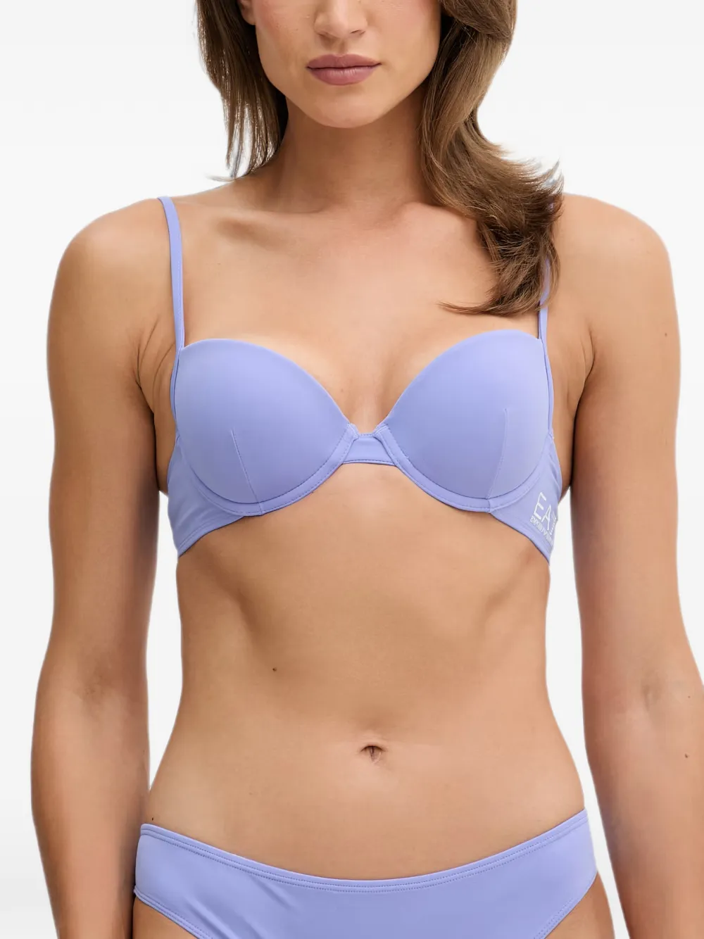Ea7 Emporio Armani Bikini met logoprint Paars