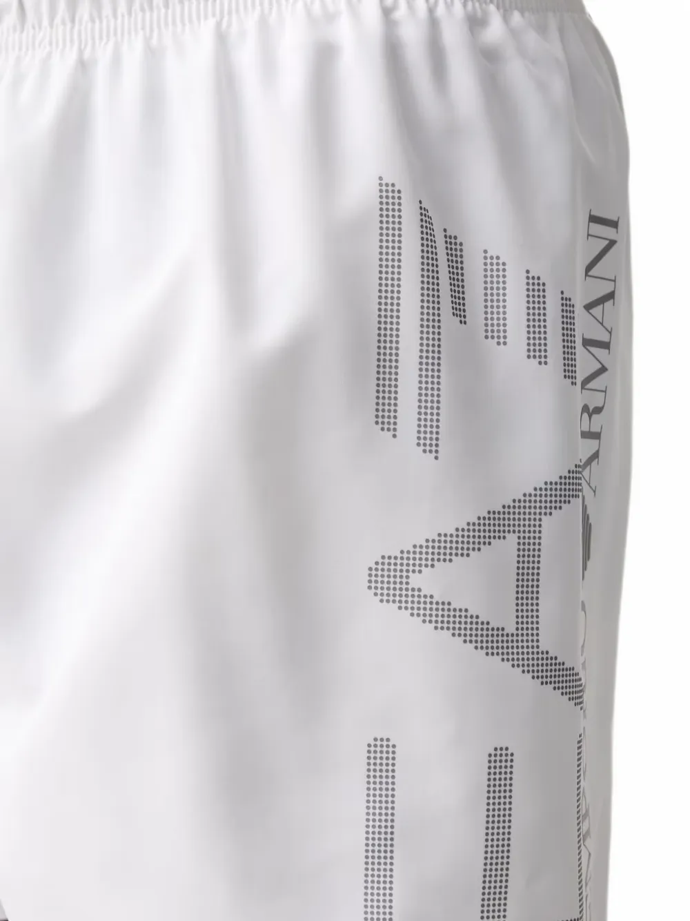 Ea7 Emporio Armani Zwembroek met logoprint Wit
