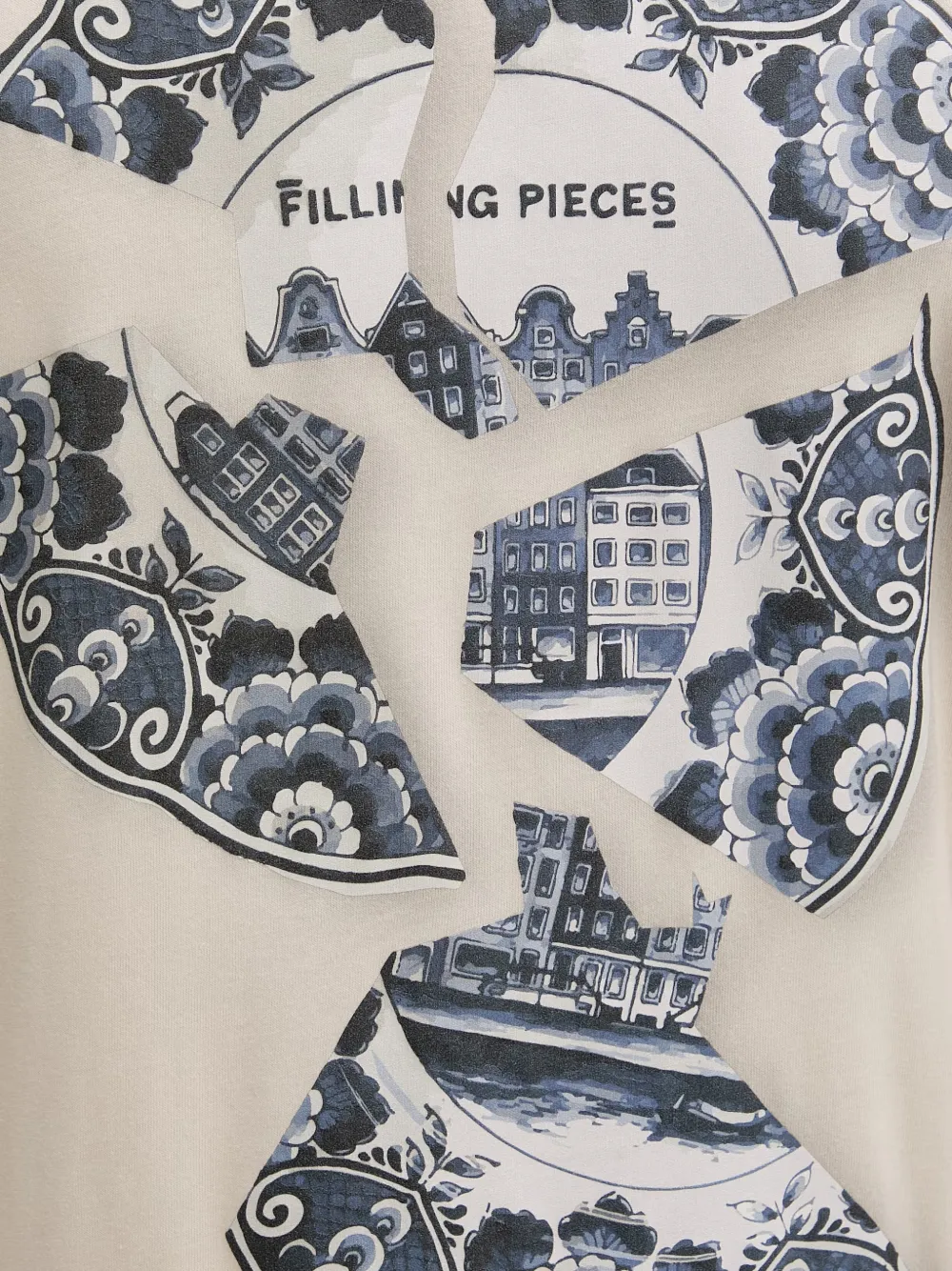 Filling Pieces T-shirt met grafische print Roze