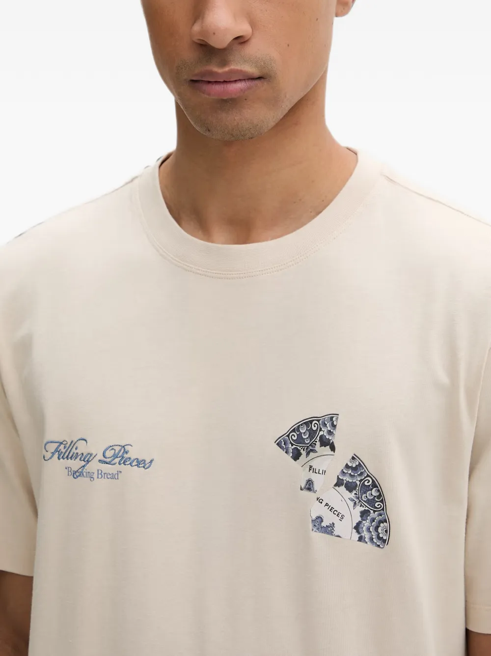 Filling Pieces T-shirt met grafische print Roze