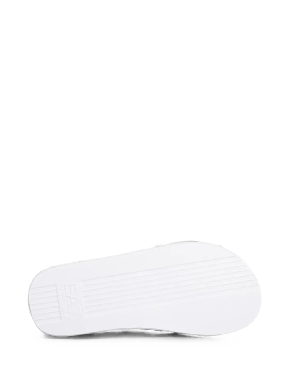 Ea7 Emporio Armani logo-lettering flip-flops Wit
