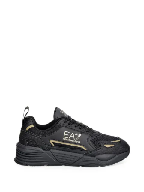 Ea7 Emporio Armani logo-print panelled sneakers