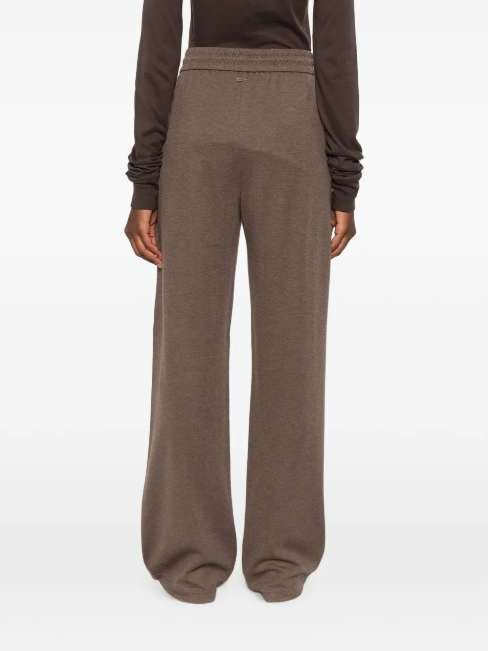 Max Mara Trainingsbroek met trekkoord Bruin