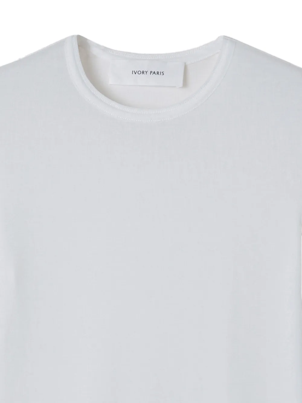 IVORY PARIS short-sleeve T-shirt - Bianco