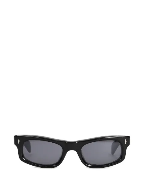 Jacques Marie Mage Initials rectangle-frame sunglasses
