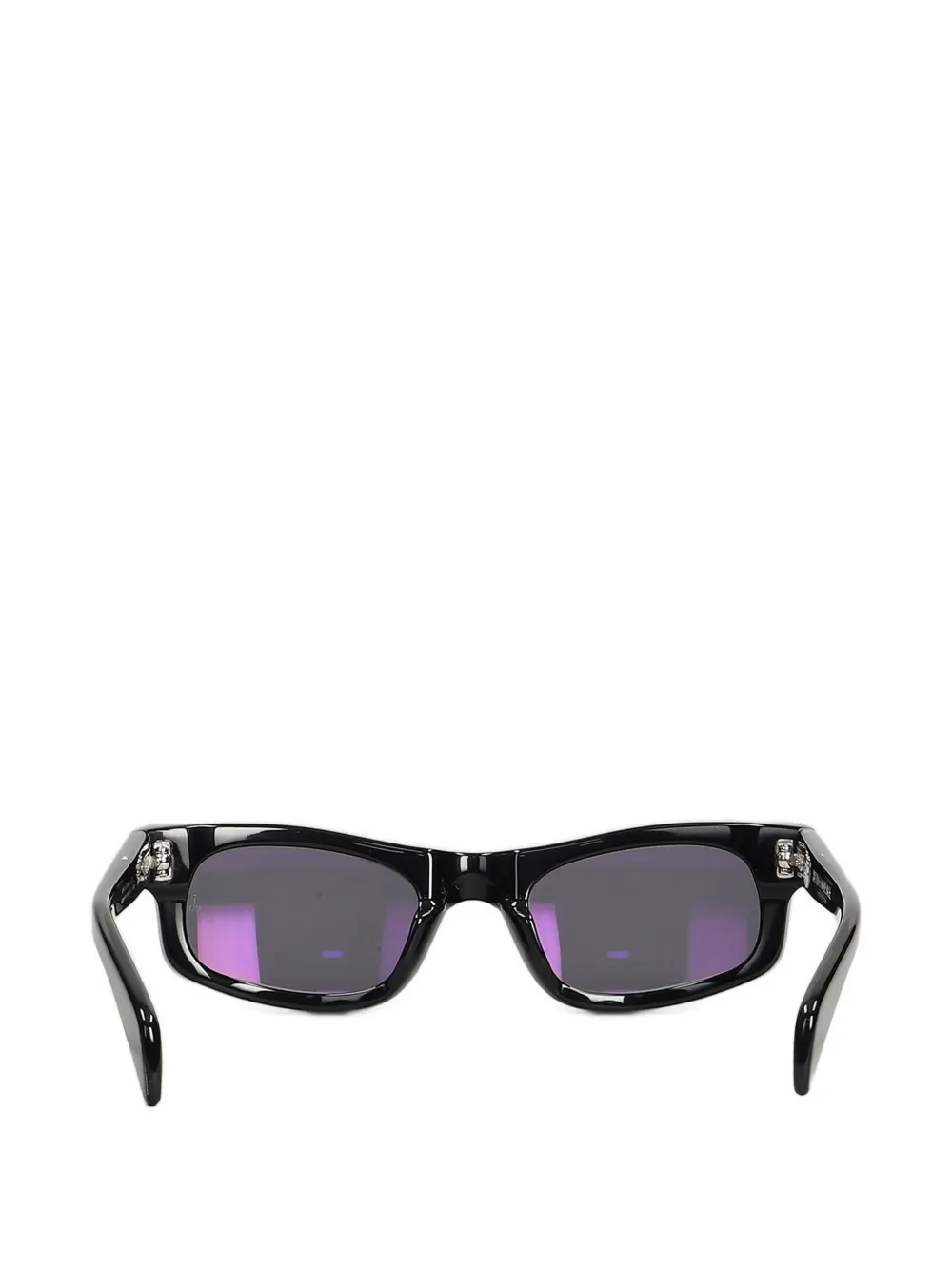  Jacques Marie Mage Gafas De Sol Initials Con Montura Rectangular - Negro 