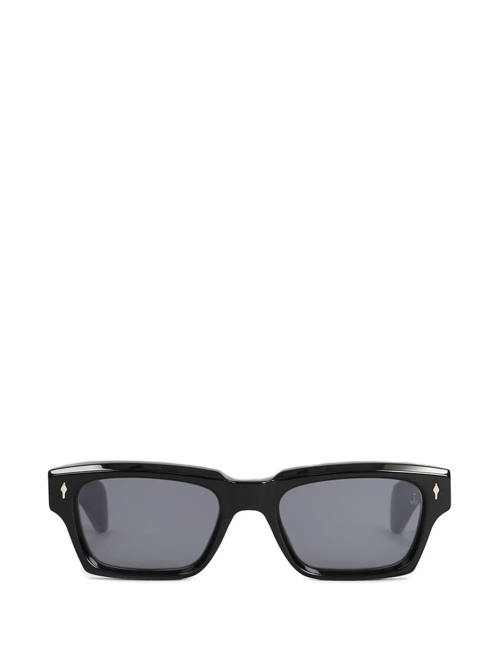 Jacques Marie Mage Ashcroft rectangle-frame sunglasses - Nero