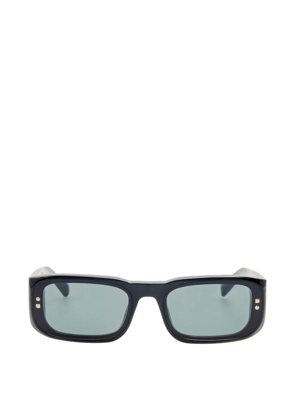 Jacquemus rectangle-frame sunglasses - Schwarz