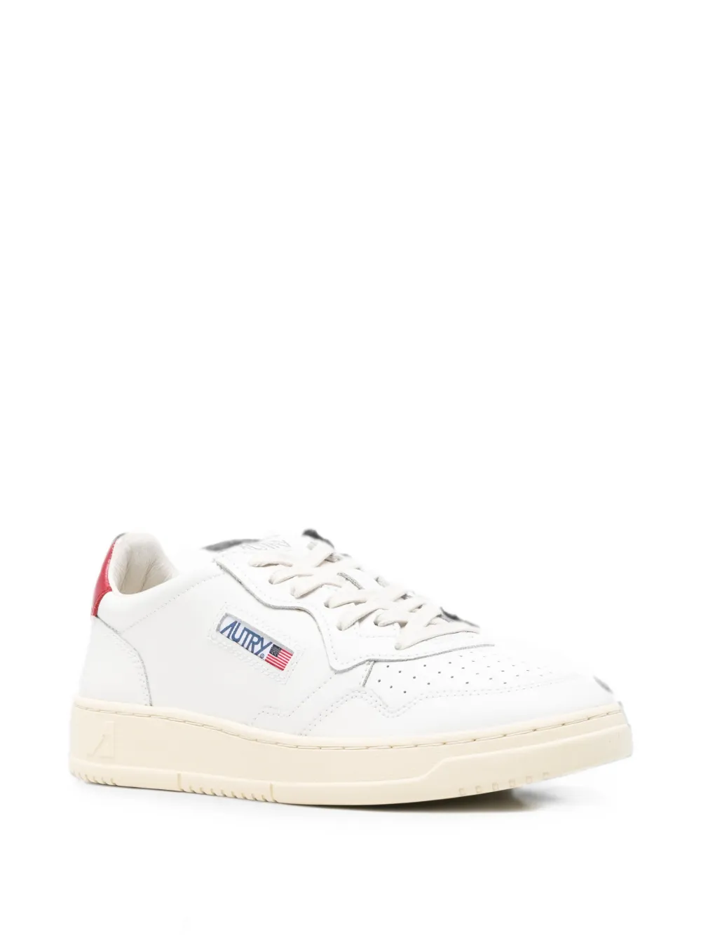 Autry Medalist geperforeerde sneakers Wit
