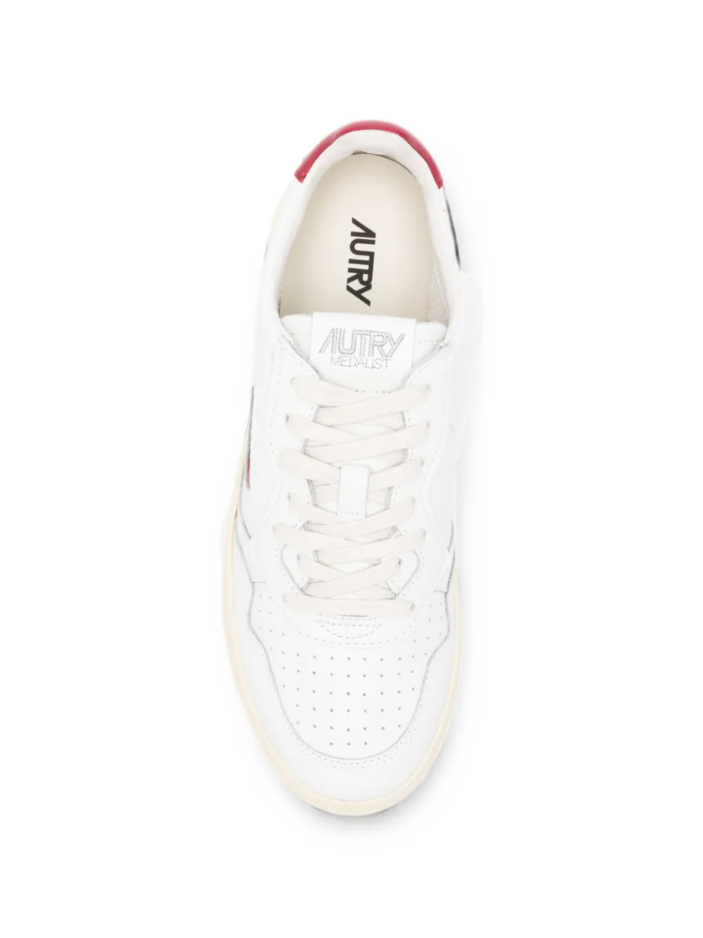 Autry Medalist geperforeerde sneakers Wit