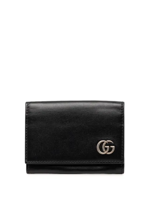 Gucci Pre-Owned tarjetero GG Marmont de piel de becerro 2016-2026