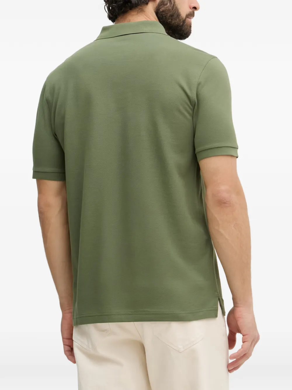Gant Piqué poloshirt met geborduurd logo Groen