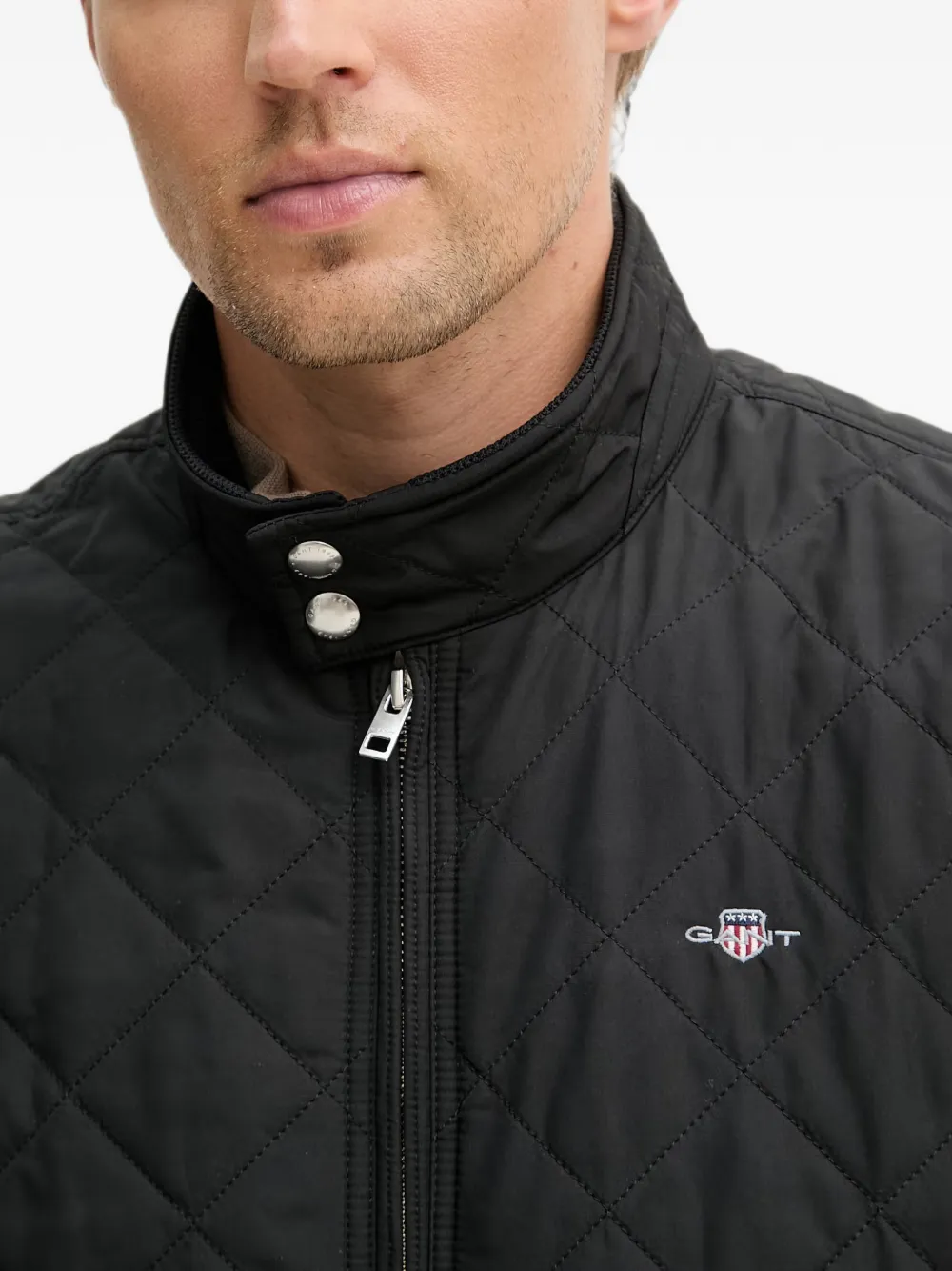 Gant Bodywarmer met gewatteerde afwerking Zwart