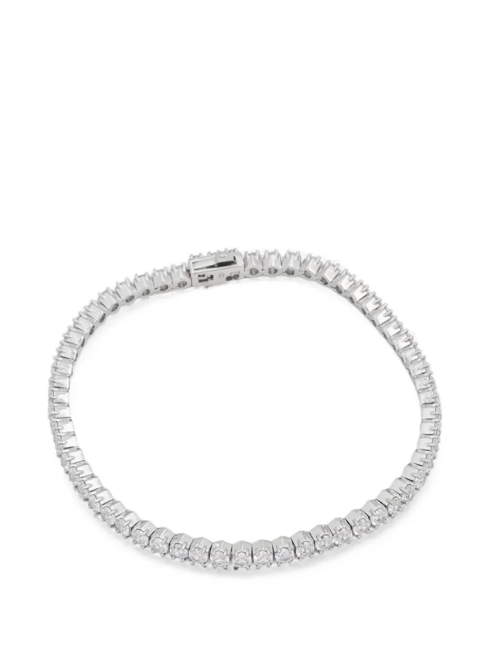 Hatton Labs crystal-embellished tennis bracelet - Argento